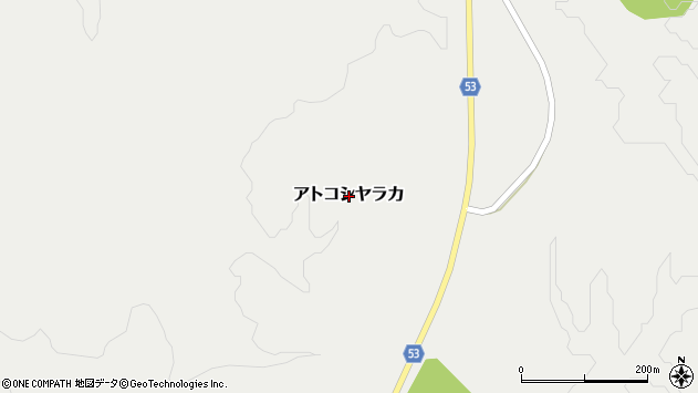 〒085-1146 北海道阿寒郡鶴居村アトコシヤラカの地図