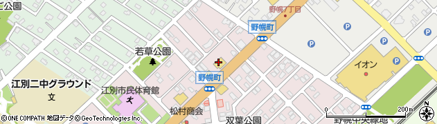 北海道江別市野幌町3周辺の地図