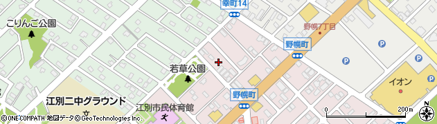 北海道江別市野幌町5周辺の地図
