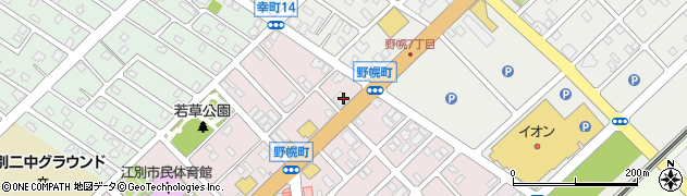 山の猿 江別店周辺の地図