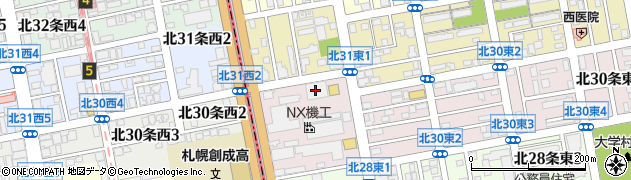 カードック札幌周辺の地図