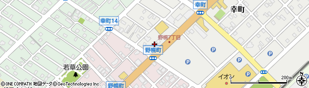 理容プラージュ江別店周辺の地図