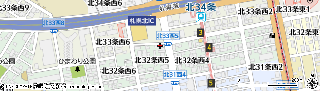 札幌愛児歯科医院周辺の地図