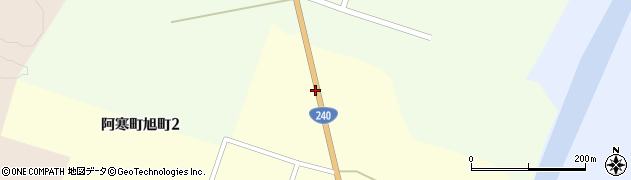 国道２４０号線周辺の地図