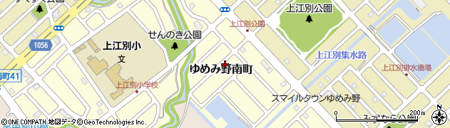 北海道江別市ゆめみ野南町周辺の地図