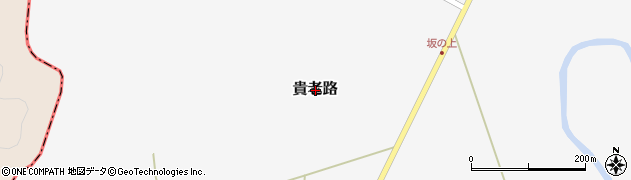 北海道十勝郡浦幌町貴老路周辺の地図