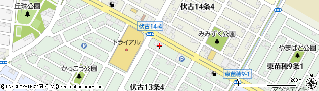 株式会社伏古タイヤショップ周辺の地図