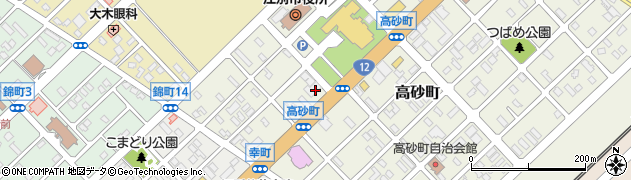 空知信用金庫江別支店周辺の地図
