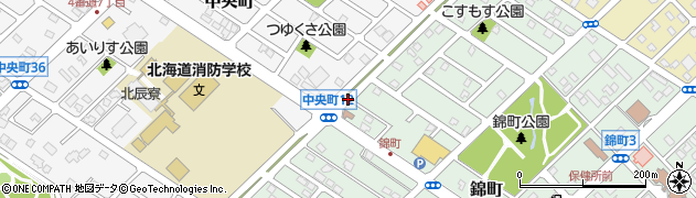 野幌錦町周辺の地図