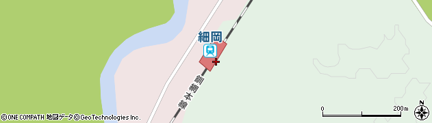 細岡駅周辺の地図