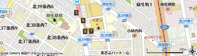 中央バス株式会社　麻生バスターミナル周辺の地図