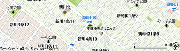 新川たんぽぽ公園周辺の地図