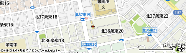 ワークマン札幌北３６条東店周辺の地図