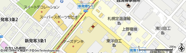 北海道三菱自動車販売（株）発寒店周辺の地図