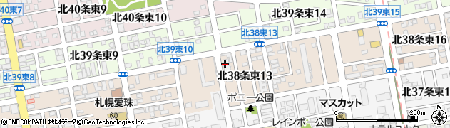 有限会社北海道アルミ塗装周辺の地図