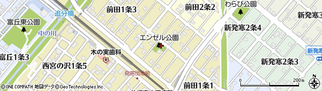 前田エンゼル公園周辺の地図