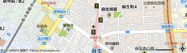 株式会社北章ハウザー　麻生店周辺の地図