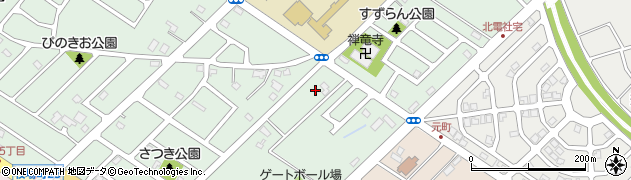 北海道江別市牧場町34周辺の地図