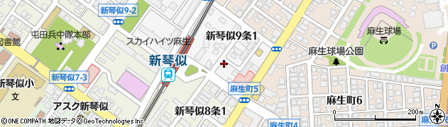 イワタニセントラル北海道株式会社　札幌北営業所周辺の地図