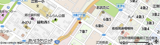 江別青年会議所周辺の地図