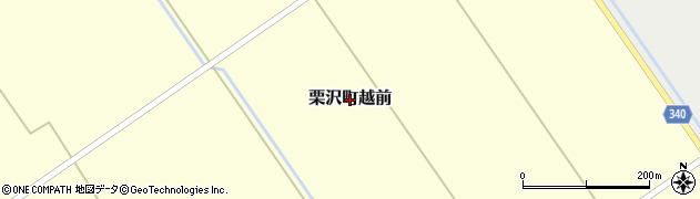 北海道岩見沢市栗沢町越前周辺の地図