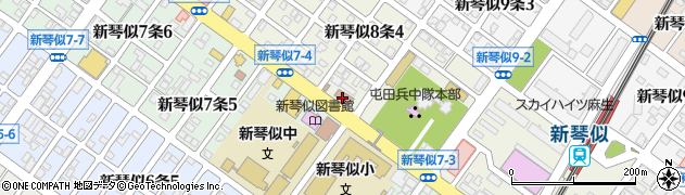 札幌市消防局北消防署新琴似出張所周辺の地図