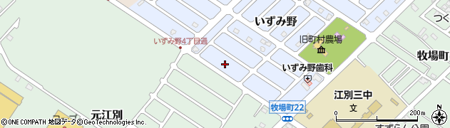 北海道江別市いずみ野18周辺の地図