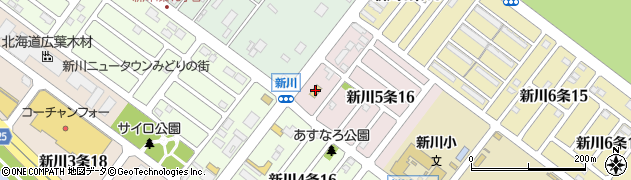セイコーマート新川５条店周辺の地図