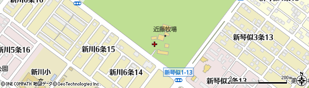 北海道札幌市北区新川694周辺の地図
