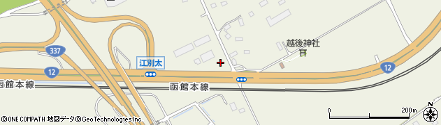 札幌開発建設部岩見沢道路事務所　江別除雪ステーション周辺の地図