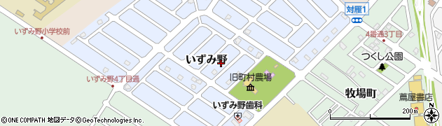 北海道江別市いずみ野15周辺の地図