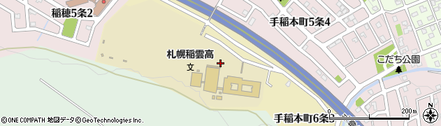 北海道札幌市手稲区手稲本町６条周辺の地図