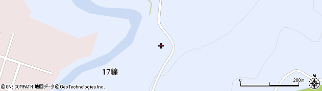 北海道釧路市阿寒町東舌辛１７線周辺の地図