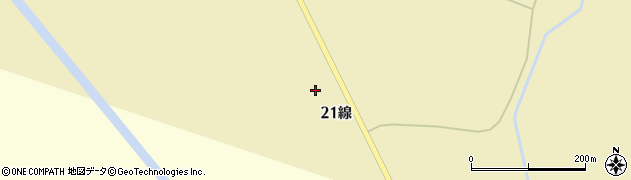 北海道釧路市阿寒町下仁々志別（２１線）周辺の地図