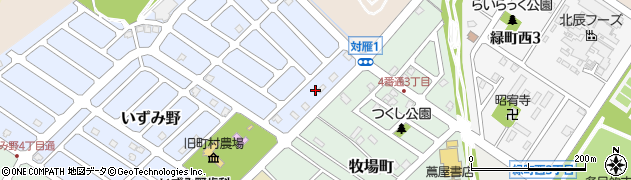 北海道江別市いずみ野39周辺の地図