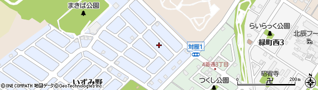 北海道江別市いずみ野34周辺の地図