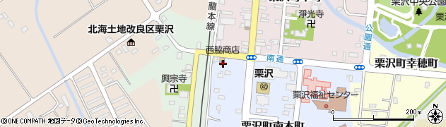 北海道岩見沢市栗沢町南本町2周辺の地図