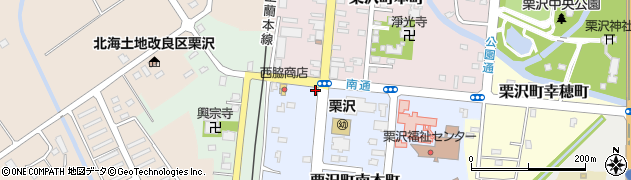 北海道岩見沢市栗沢町南本町9周辺の地図