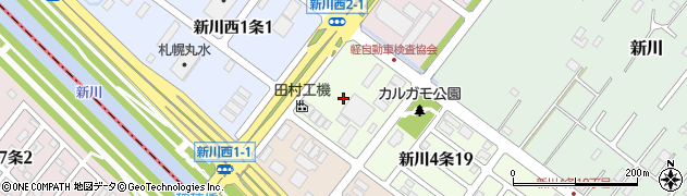 北海道札幌市北区新川４条20丁目周辺の地図