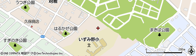 北海道江別市対雁周辺の地図