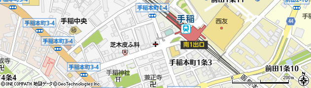 リリーガーデン 手稲店(Lily Garden)周辺の地図