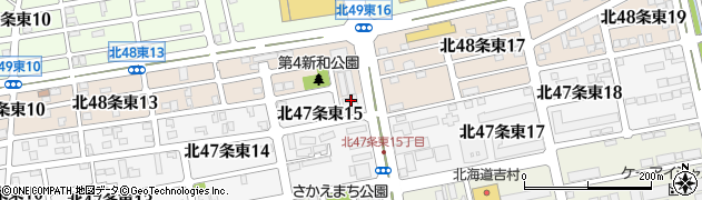 クレトイシ株式会社　札幌出張所周辺の地図
