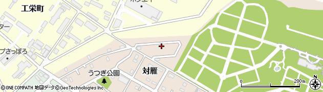 北海道江別市対雁124周辺の地図