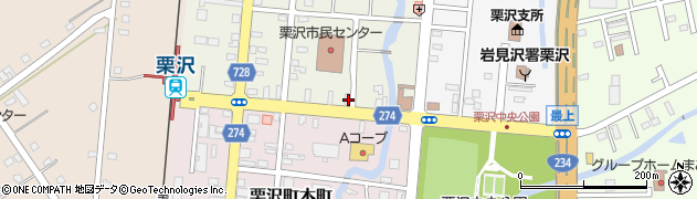 北海道岩見沢市栗沢町北本町121周辺の地図