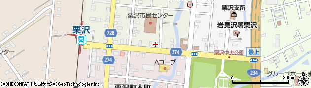 北海道岩見沢市栗沢町北本町122周辺の地図