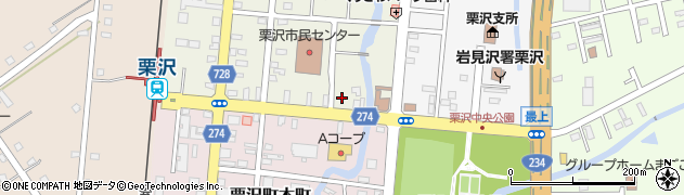 北海道岩見沢市栗沢町北本町118周辺の地図