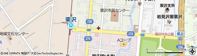 北海道岩見沢市栗沢町北本町113周辺の地図