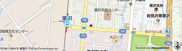 北海道岩見沢市栗沢町北本町112周辺の地図