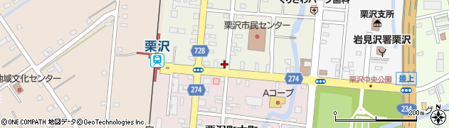 北海道岩見沢市栗沢町北本町114周辺の地図