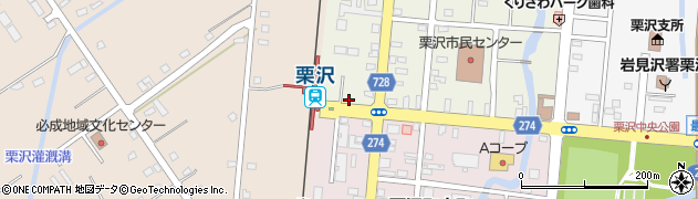 北海道岩見沢市栗沢町北本町1周辺の地図